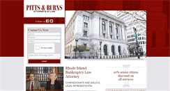 Desktop Screenshot of pittsburnslaw.com